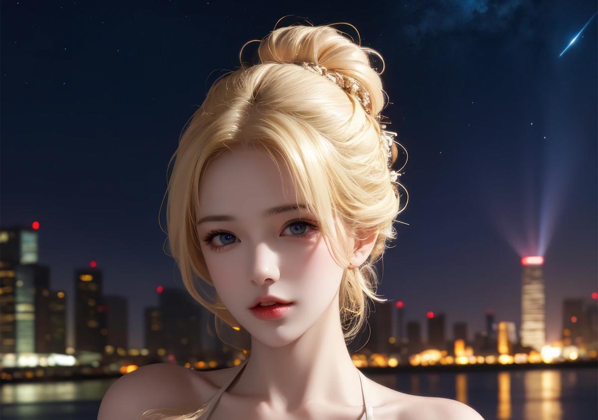 [AI绘画] 金发少女 [63张]-美图千千(在线看图)美图千千