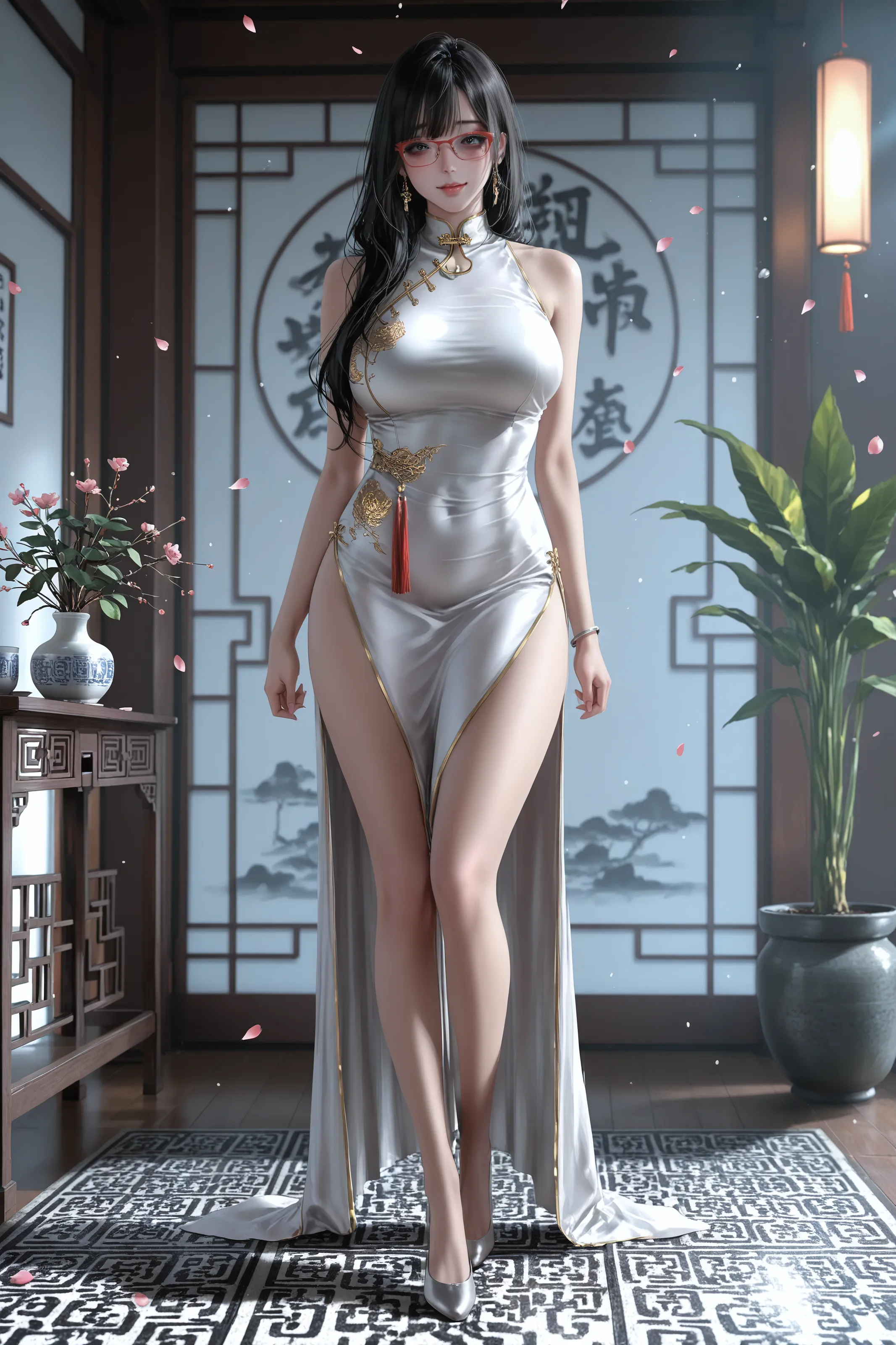 图片[3]-美图千千(在线看图)[AI绘画] 旗袍贞淑 [27张]-美图千千(在线看图)美图千千