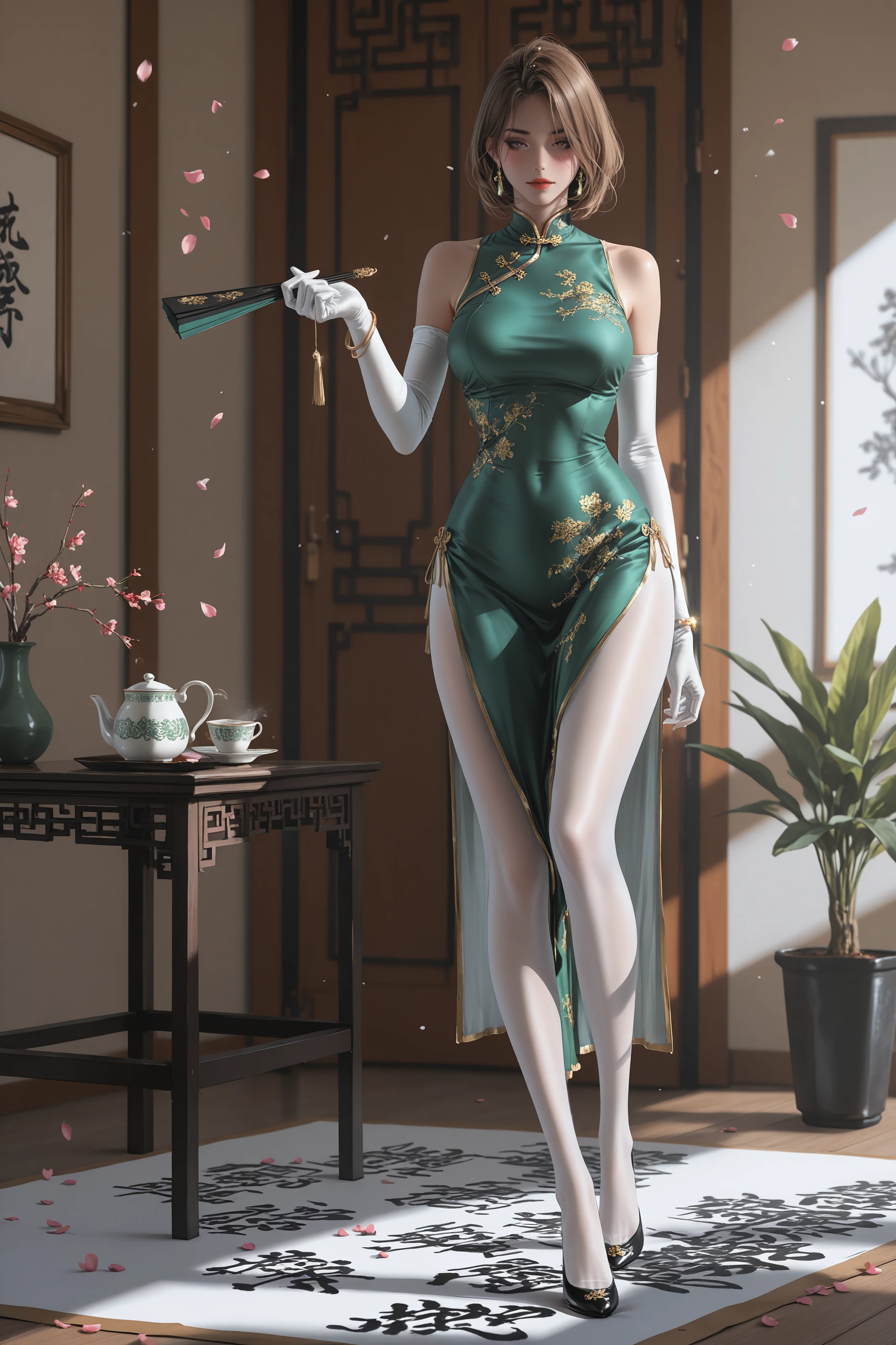 图片[3]-美图千千(在线看图)[AI绘画] 罗素丽 旗袍 [29张]-美图千千(在线看图)美图千千