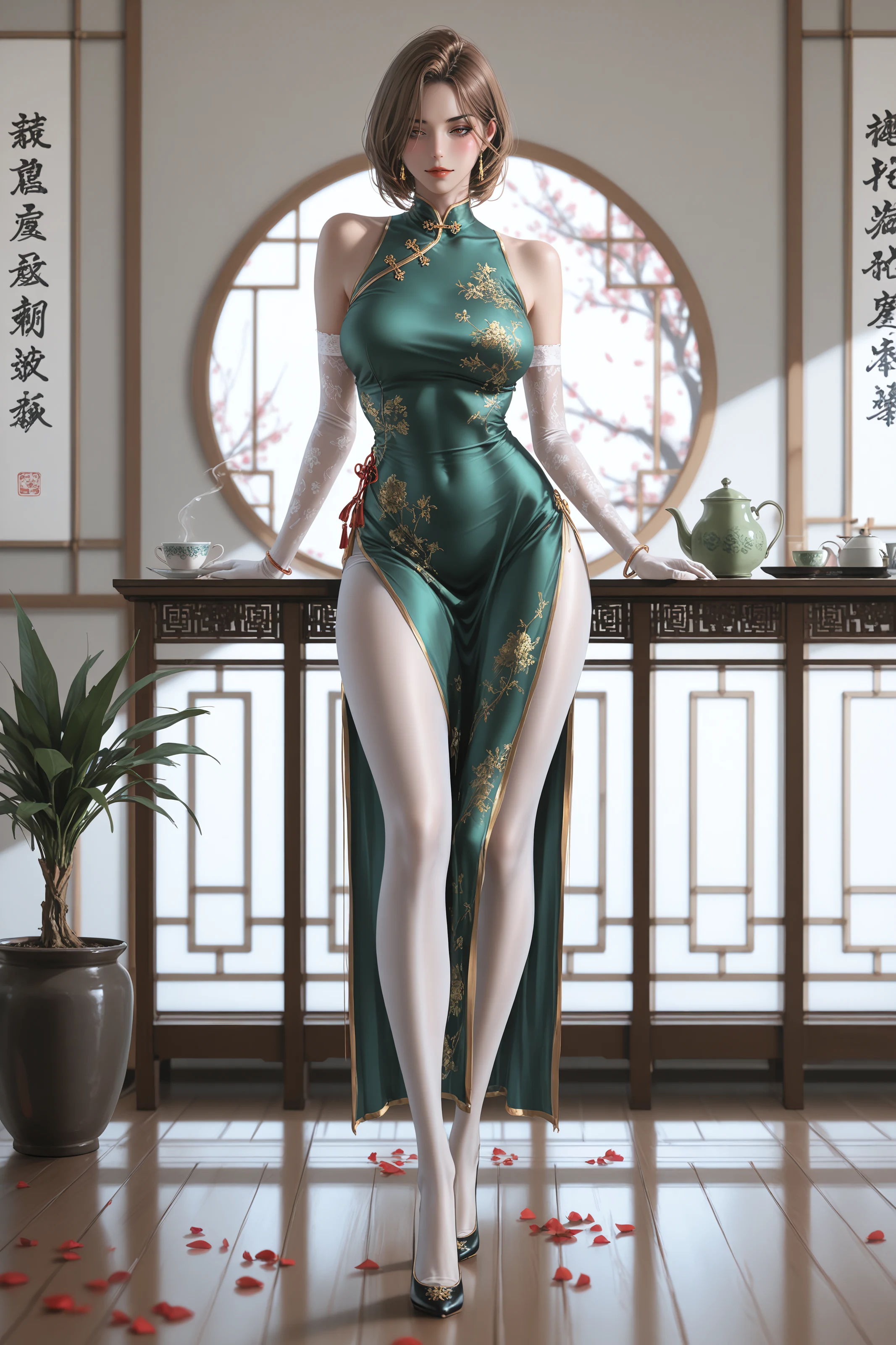 图片[4]-美图千千(在线看图)[AI绘画] 罗素丽 旗袍 [29张]-美图千千(在线看图)美图千千