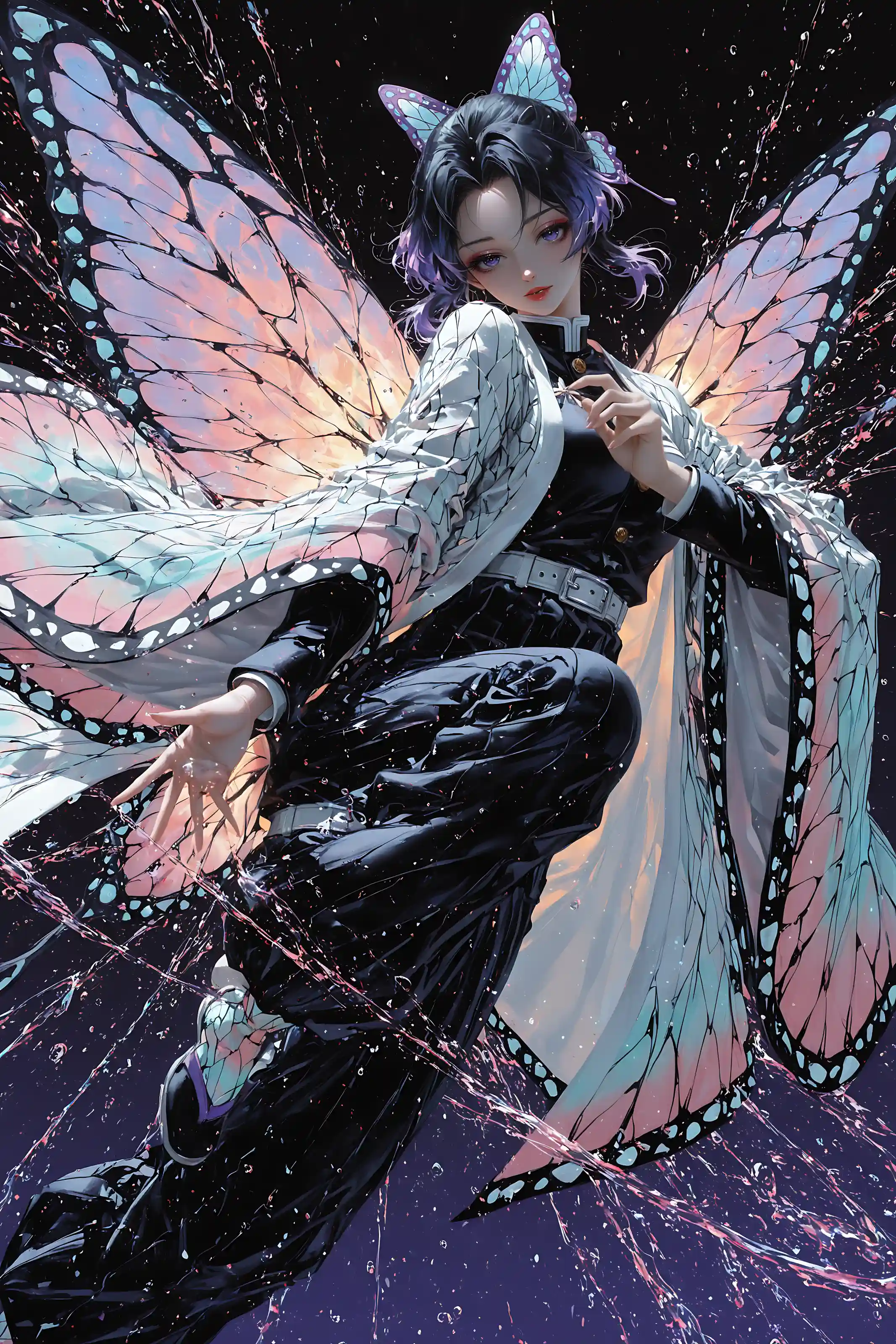 图片[3]-美图千千(在线看图)[AI绘画] 鬼灭之刃 蝴蝶忍壁纸 [26张]-美图千千(在线看图)美图千千