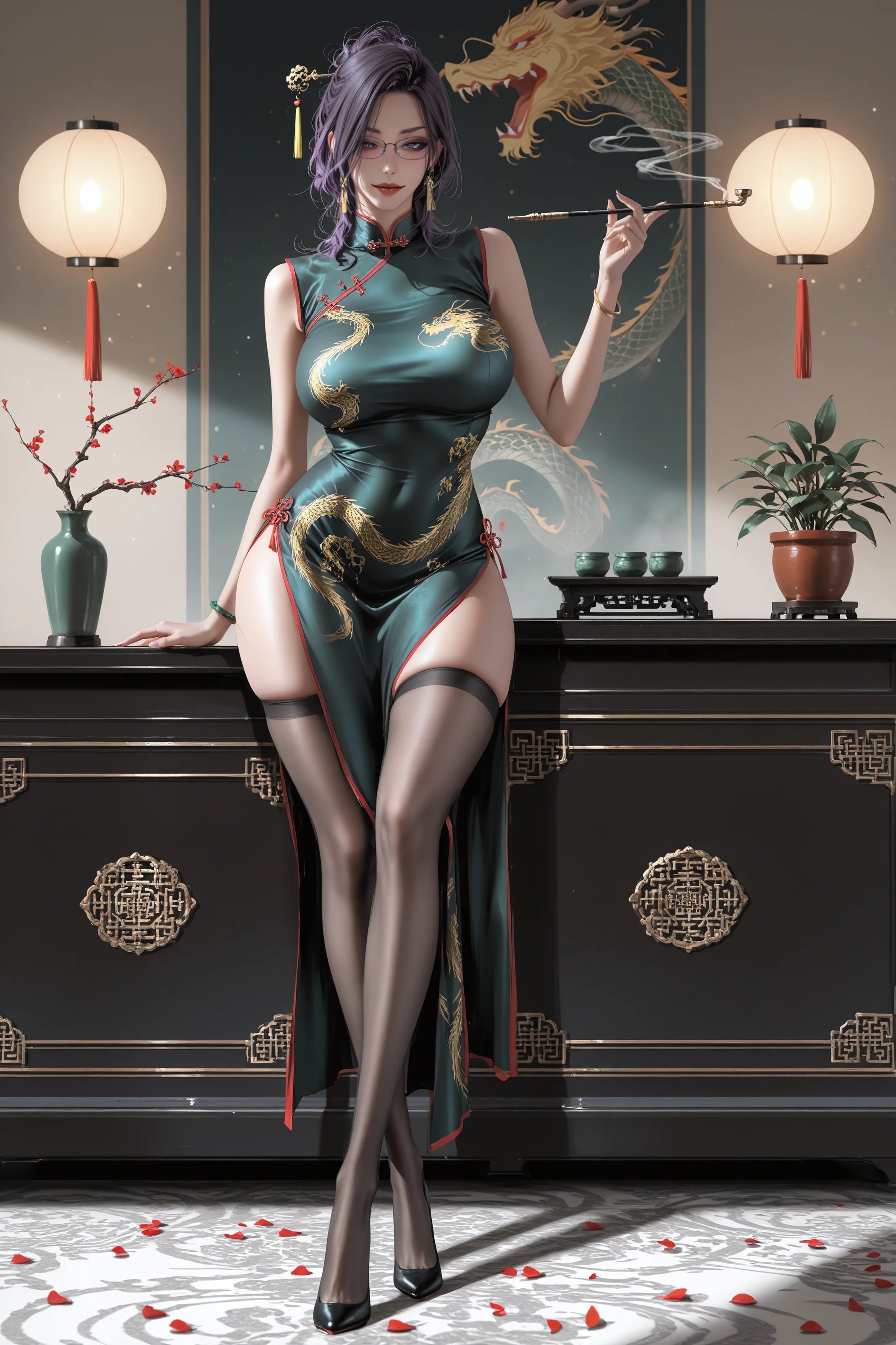 图片[2]-美图千千(在线看图)[AI绘画] 金美婷 国风旗袍 [23张]-美图千千(在线看图)美图千千