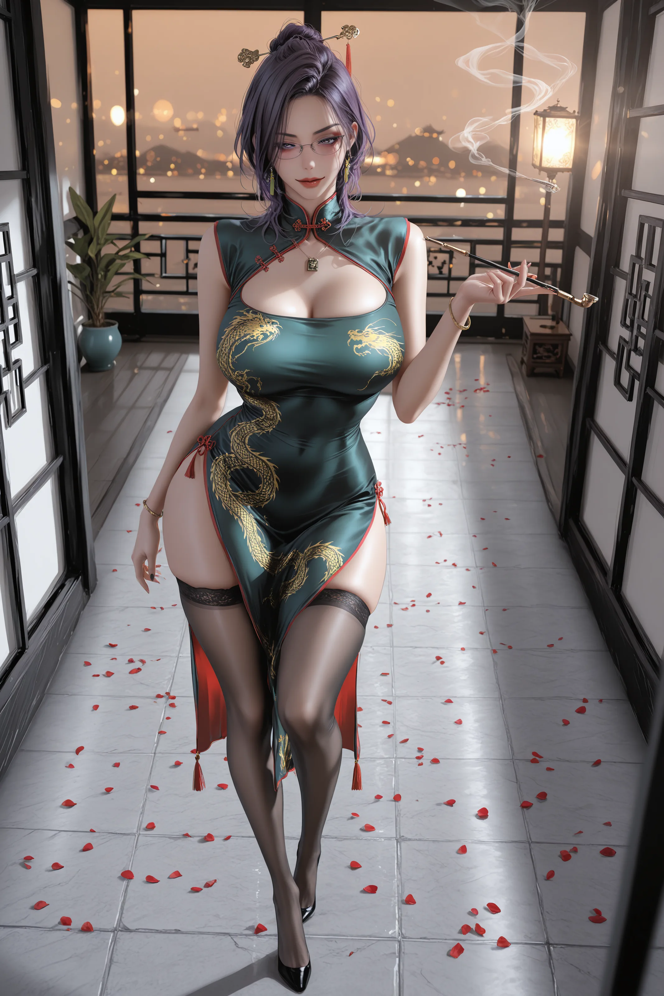 图片[4]-美图千千(在线看图)[AI绘画] 金美婷 国风旗袍 [23张]-美图千千(在线看图)美图千千