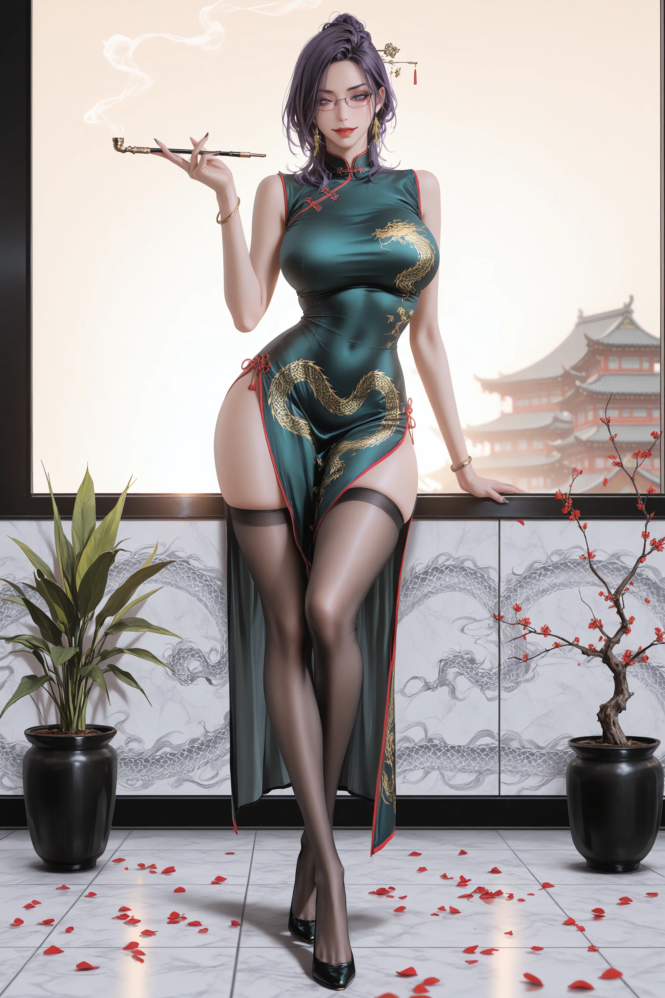 图片[5]-美图千千(在线看图)[AI绘画] 金美婷 国风旗袍 [23张]-美图千千(在线看图)美图千千