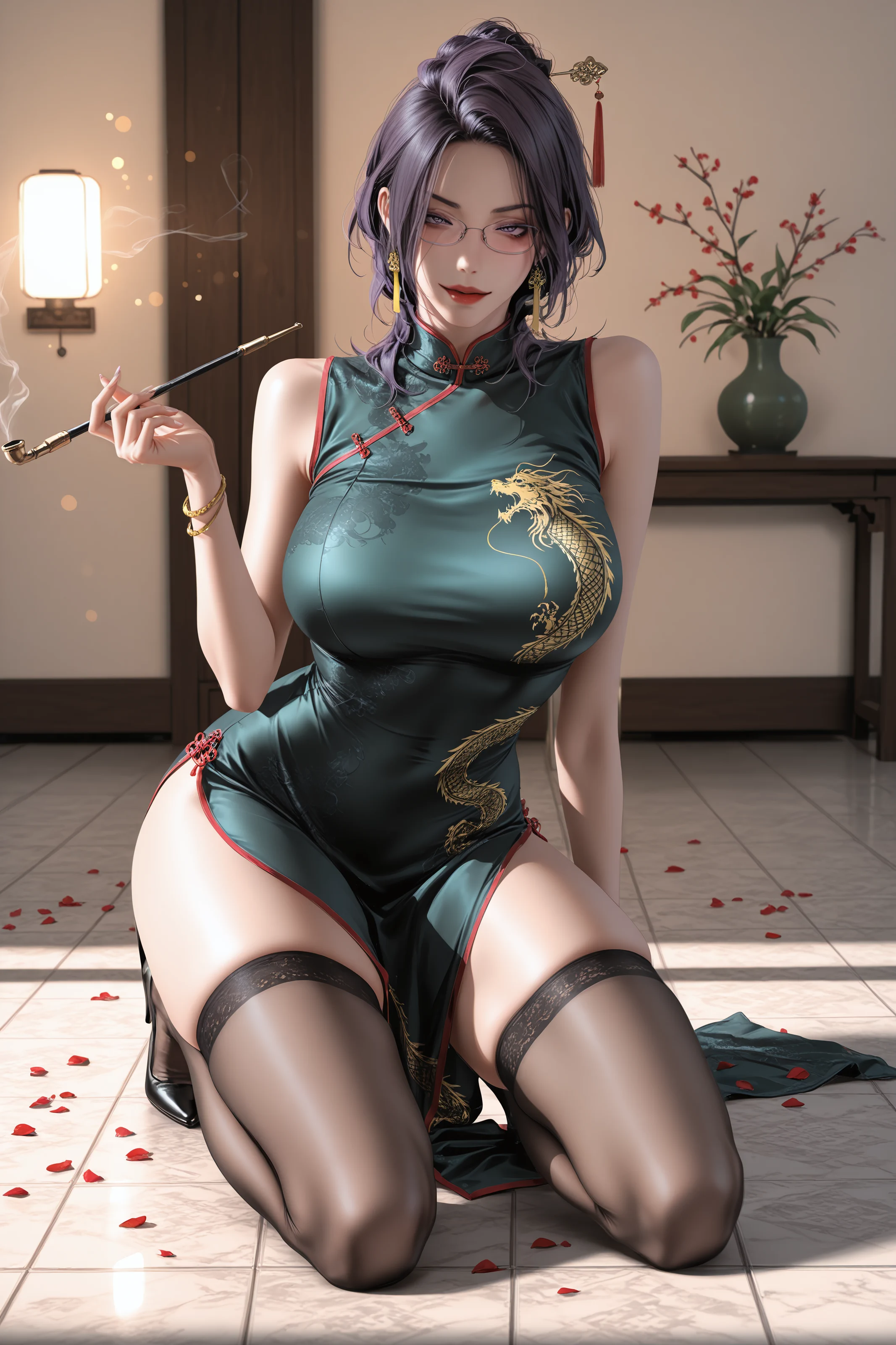 图片[6]-美图千千(在线看图)[AI绘画] 金美婷 国风旗袍 [23张]-美图千千(在线看图)美图千千