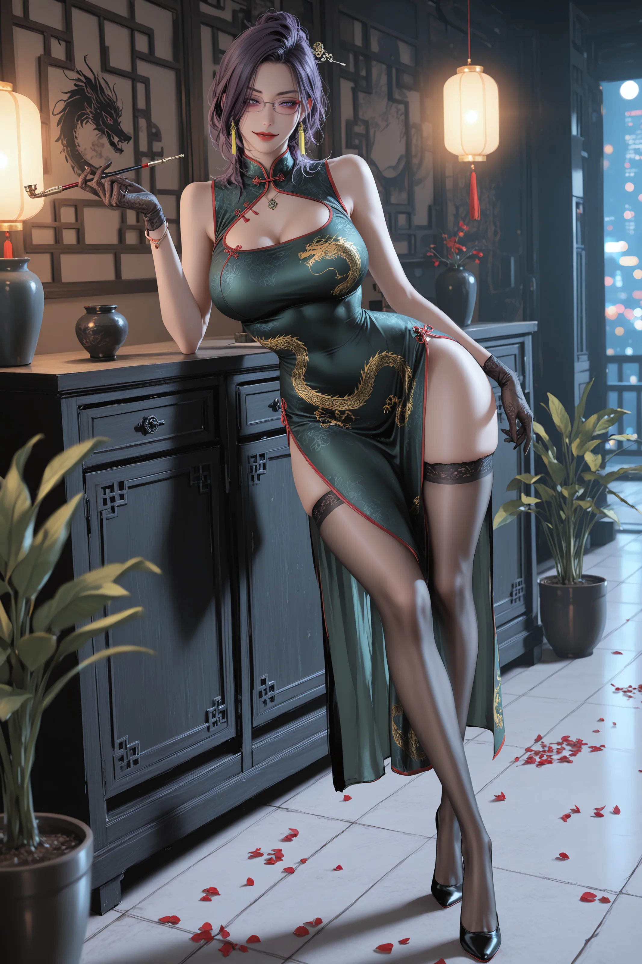 图片[7]-美图千千(在线看图)[AI绘画] 金美婷 国风旗袍 [23张]-美图千千(在线看图)美图千千