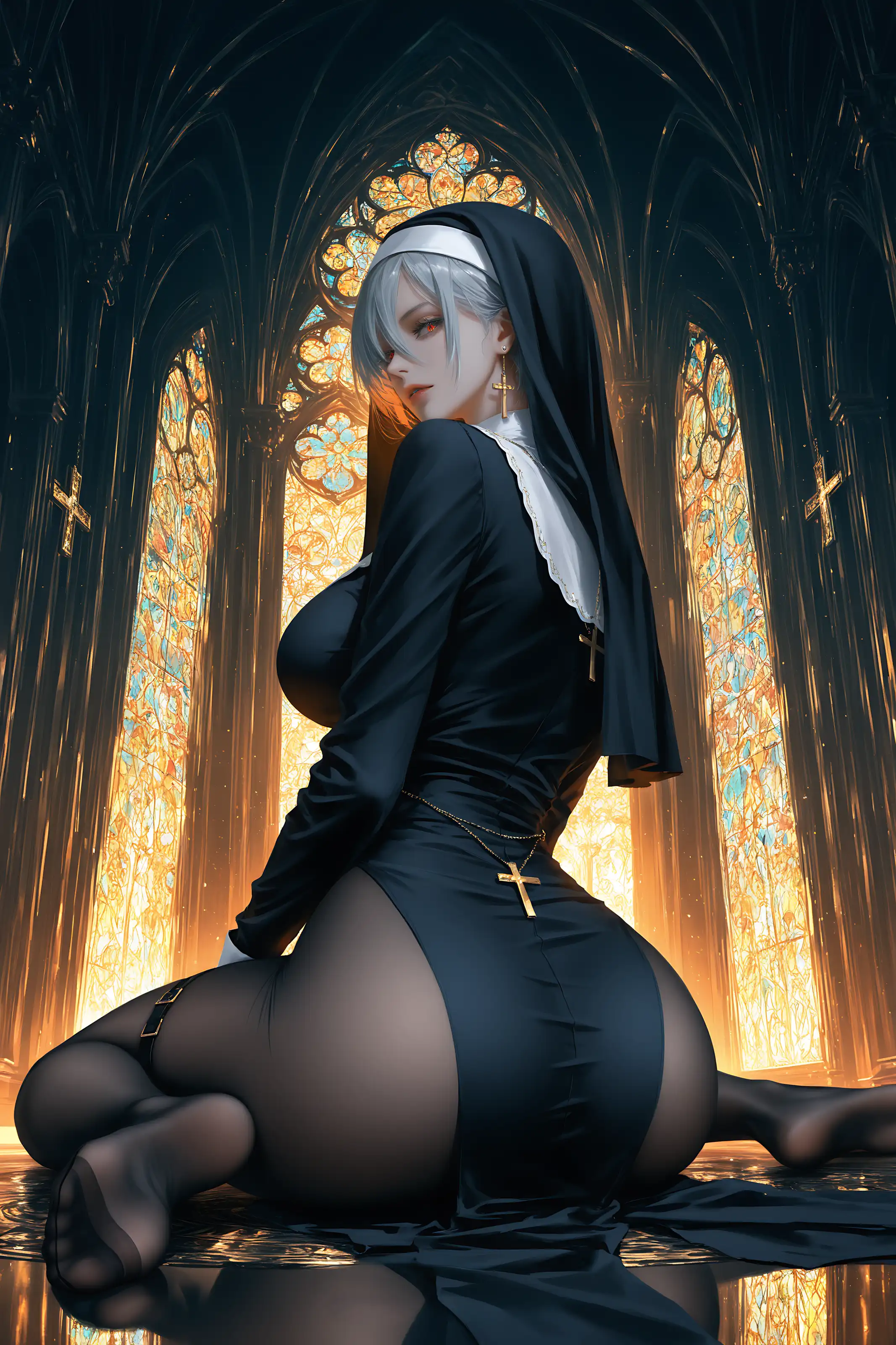 图片[3]-美图千千(在线看图)[AI绘画] 修女 [19张]-美图千千(在线看图)美图千千