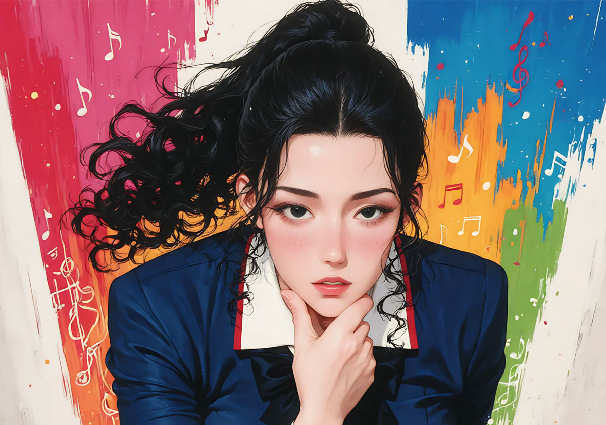 [AI绘画] 彩子 [14张]-美图千千(在线看图)美图千千