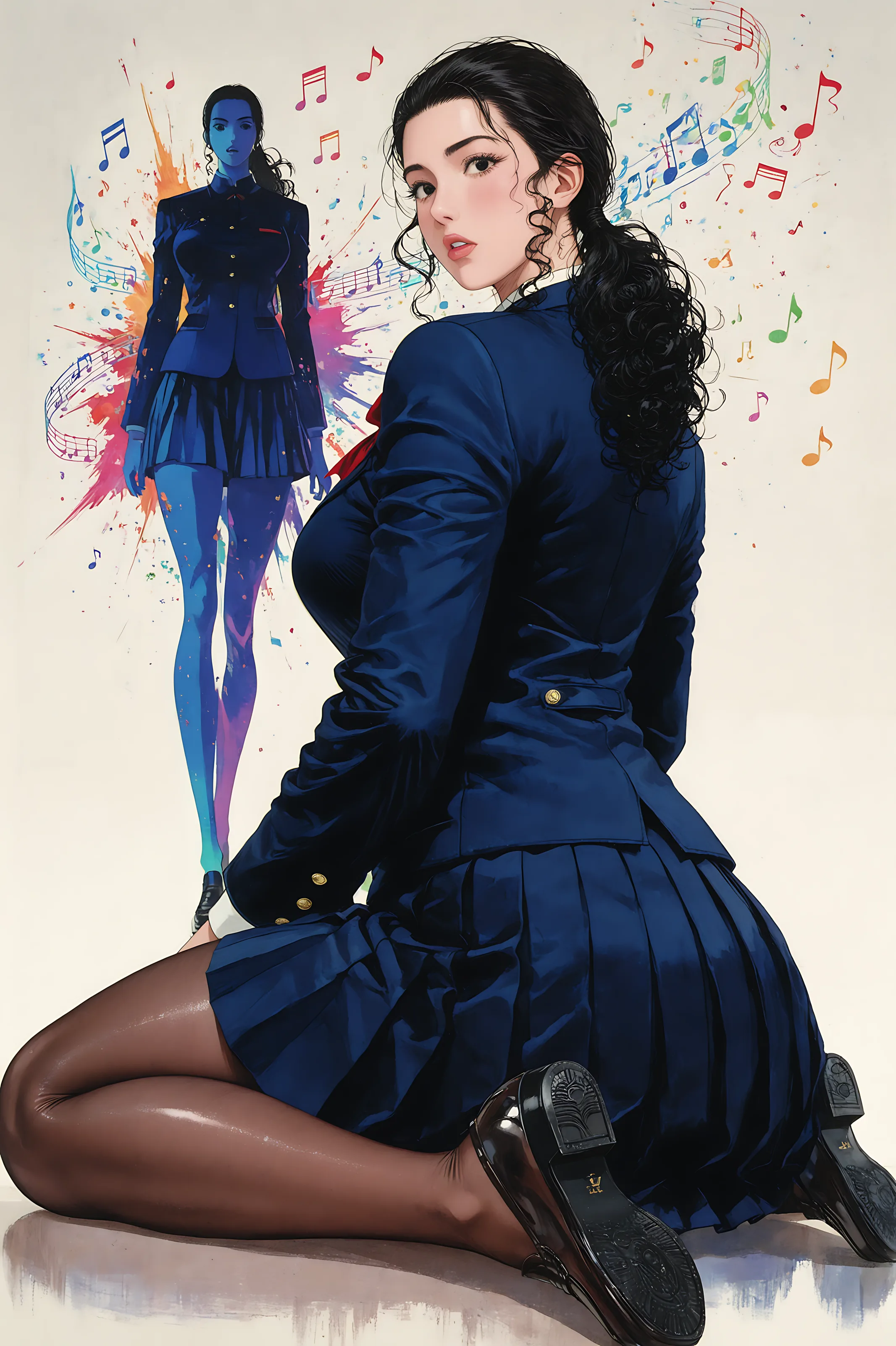 图片[3]-美图千千(在线看图)[AI绘画] 彩子 [14张]-美图千千(在线看图)美图千千