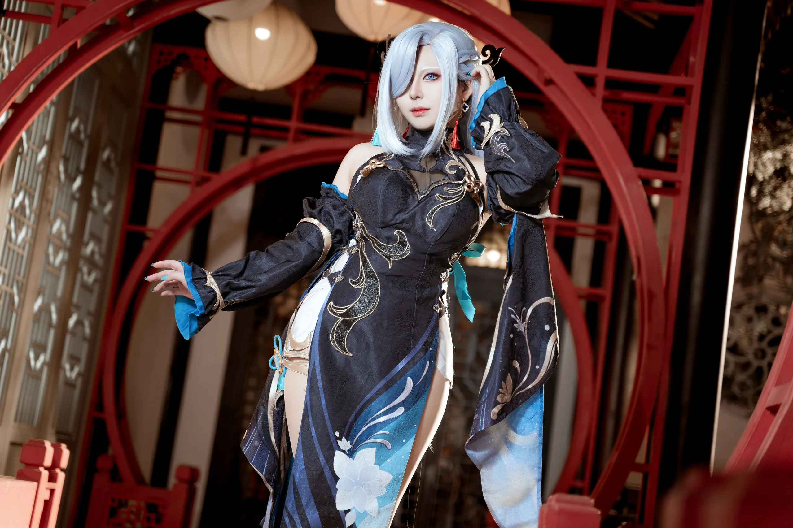 申鹤 冷花幽露-虎森森 [35张]-美图千千(在线看图)美图千千