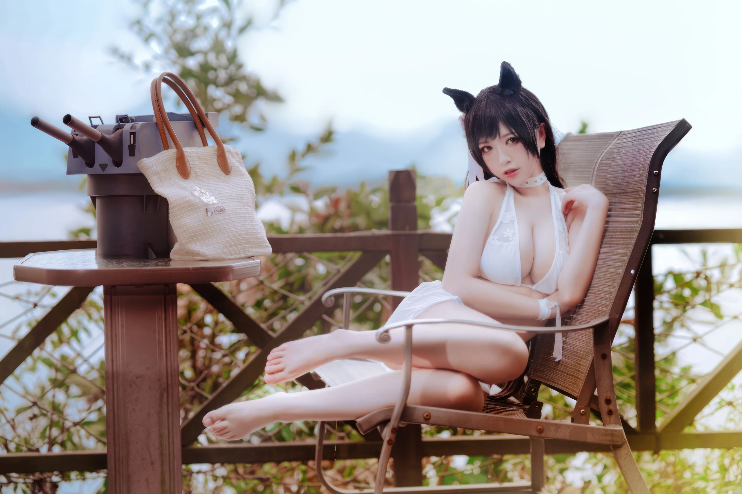 碧蓝航线 爱宕泳装-半半子 [27张]-美图千千(在线看图)美图千千