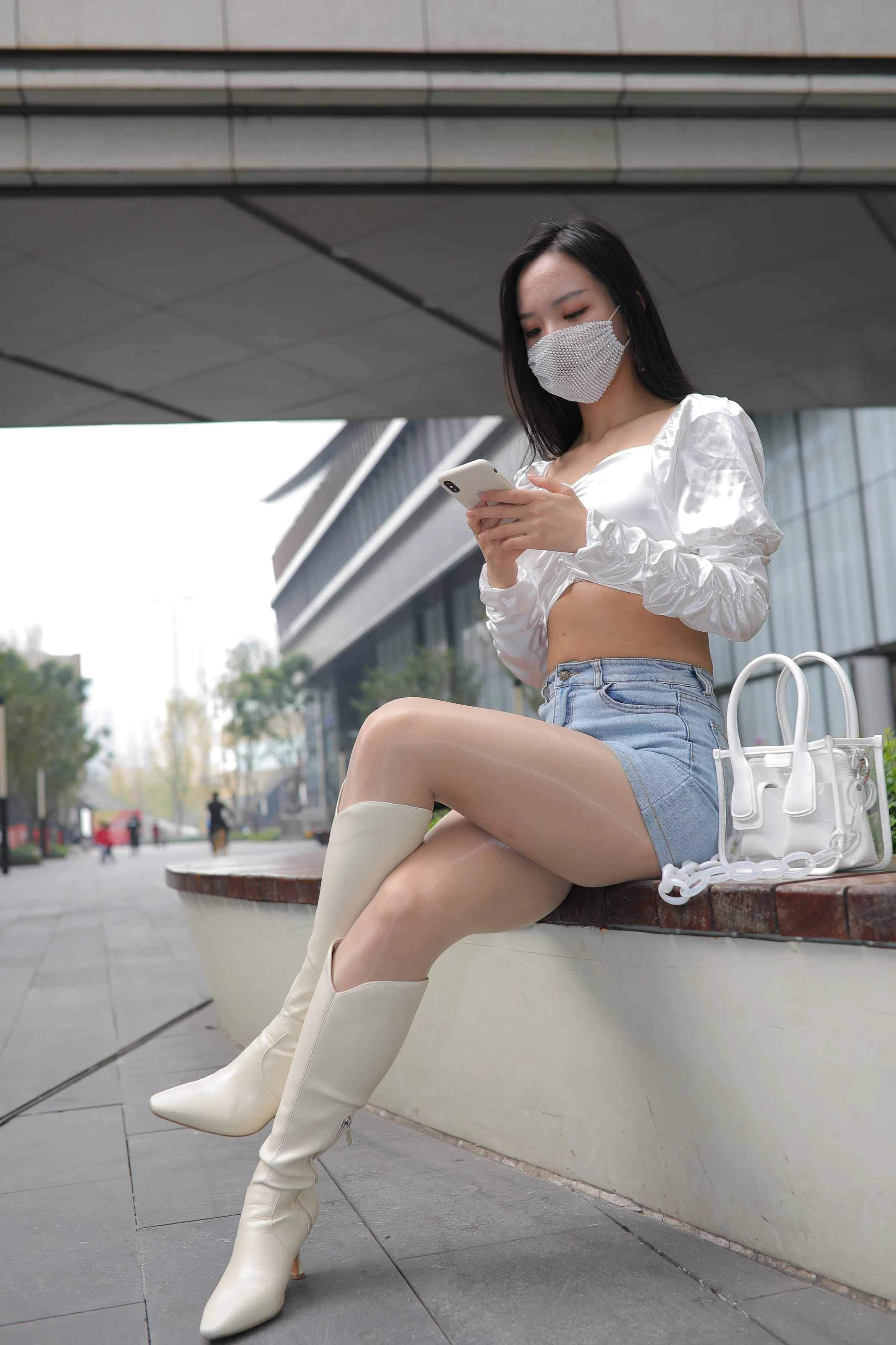 图片[3]-美图千千(在线看图)街拍-牛仔裙小姐姐 [65张]-美图千千(在线看图)美图千千